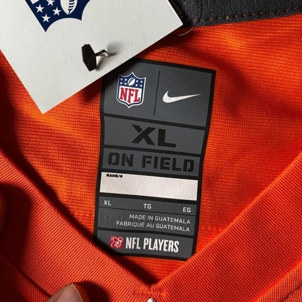 FANATICS Nike Russel Wilson Orange Denver Broncos jersey, Size XL - Picture 3 of 8